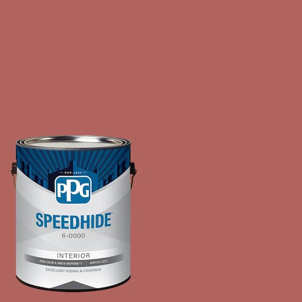 1 gal. PPG1057-6 Sienna Red Ultra Flat Interior Paint
