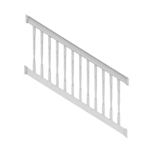 RDI Finyl Line 8 ft. x 36 in. H Deck Top Level Rail Kit in White ...