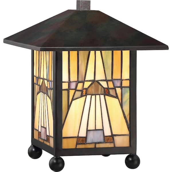 Quoizel Inglenook 10.75 in. Valiant Bronze Table Lamp
