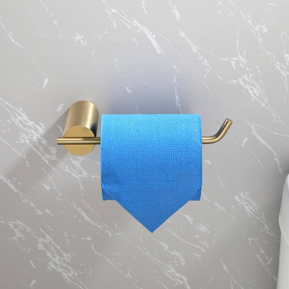 Brushed Gold Stainless Steel 4-Piece Bathroom Hardware Set