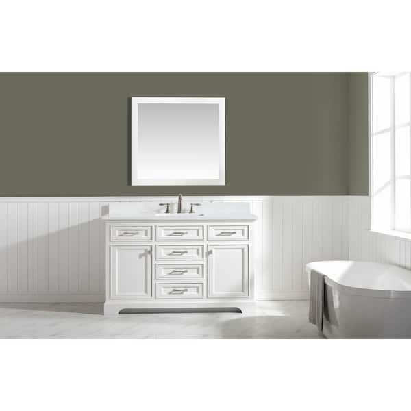 Design Element Milano 54 In W X 22, 54 Bath Vanity Top