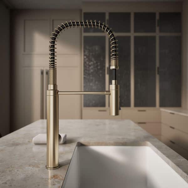 KOHLER Purist Single-Handle Standard Kitchen Faucet in Vibrant