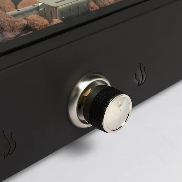 28 Outdoor Portable Propane Gas Tabletop Fire Pit with Quick