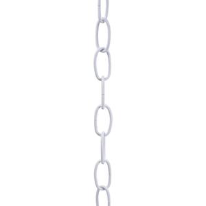 3 ft. 11-Gauge White Lighting Fixture Chain for Pendant Lights, Chandeliers, and Swag Lights