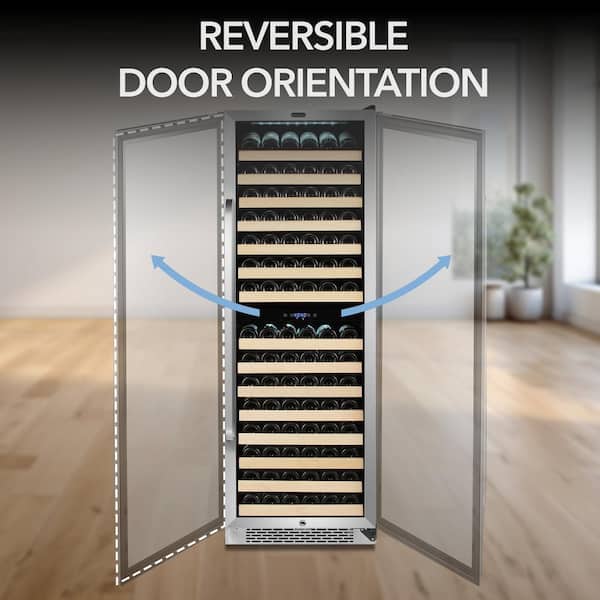 Whynter Dual Zone 24 in. 164 Bottle Built-In Wine Cooler