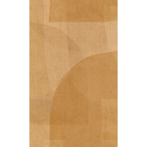 Antiquarian Gold and Butterscotch Abstract Geometric Watercolor Print Non Woven Non-Pasted Textured Mural 102 Sq. Ft.
