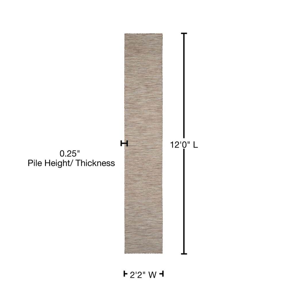 Beige Positano Easy-Care Reversible Outdoor Rug