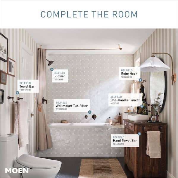 Belfield Single Hole Single-Handle Bathroom Faucet in Oil Rubbed Bronze