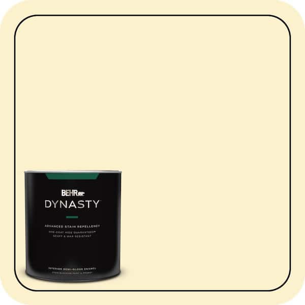 BEHR DYNASTY 1 qt. #370A-1 Moon Mist Semi-Gloss Enamel Interior Stain-Blocking Paint & Primer
