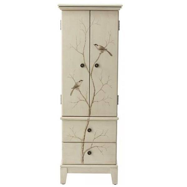 Home Decorators Collection Chirp 8-Drawer Cream Chest of Drawers (46.5 in. x 16 in.)