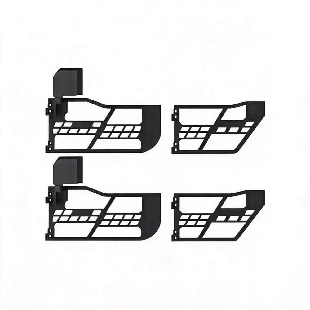 Off-Road Reinforced Trail Doors for Off-road Vehicle Wrangler JK 2007-2018 4-Door with Rearview Mirror price history on PriceWatchPro