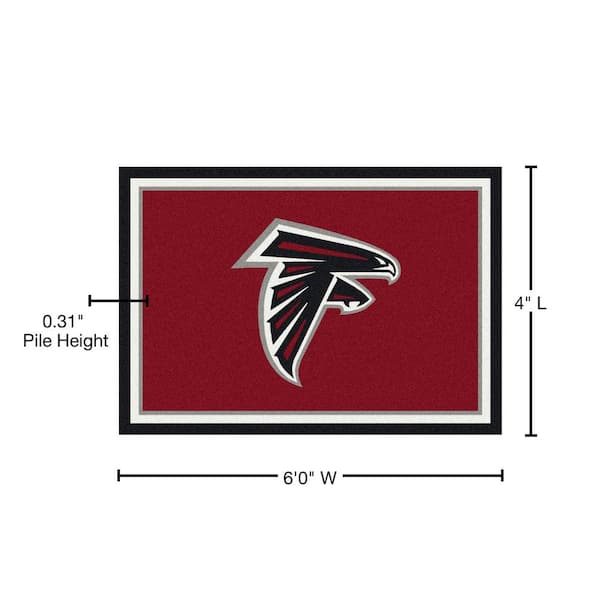 Officially Licensed NFL Atlanta Falcons Vintage Logo Football Rug