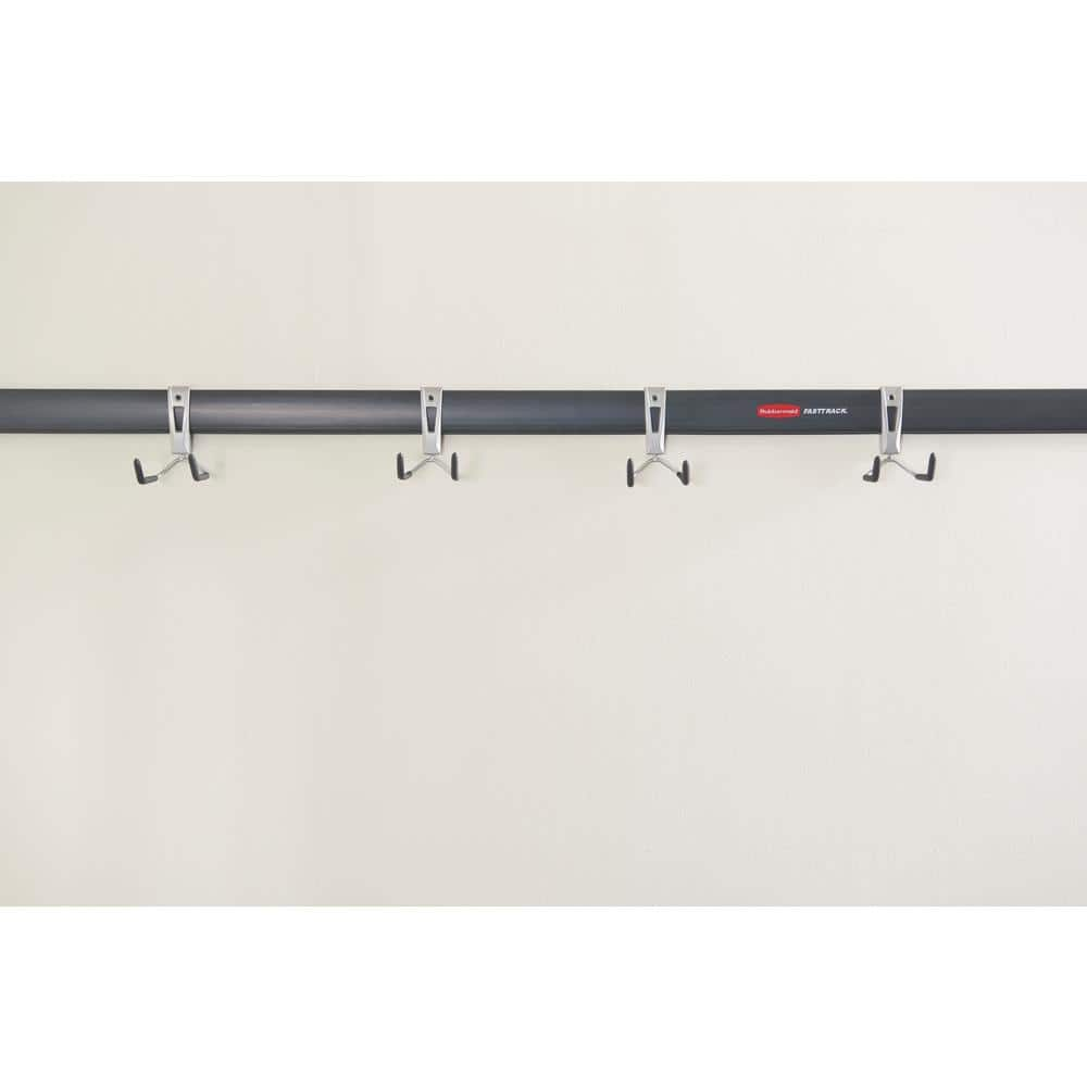 Rubbermaid 2058417 Fast Track Garage Rail Accessory Bundle (11-Piece ...