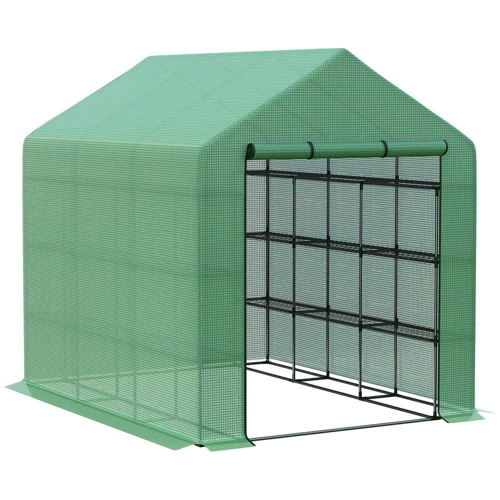 95.25 in. W x 70.75 in. D x 82.75 in. H Walk-In Greenhouse price history on PriceWatchPro