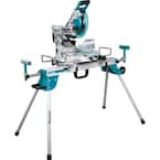 15 Amp 12 in. Dual-Bevel Sliding Compound Miter Saw with Laser and Stand