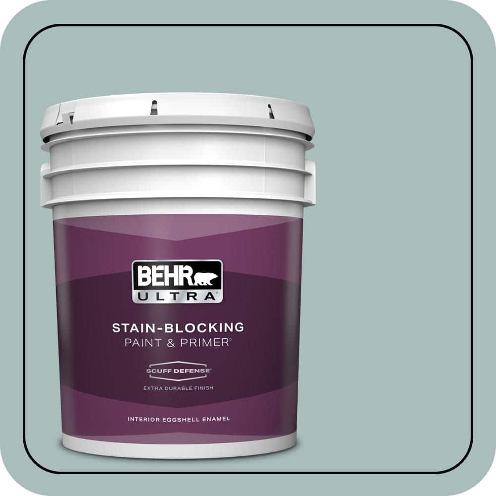 5 gal. #QE-43 Water Surface Extra Durable Eggshell Enamel Interior Paint & Primer price history on PriceWatchPro