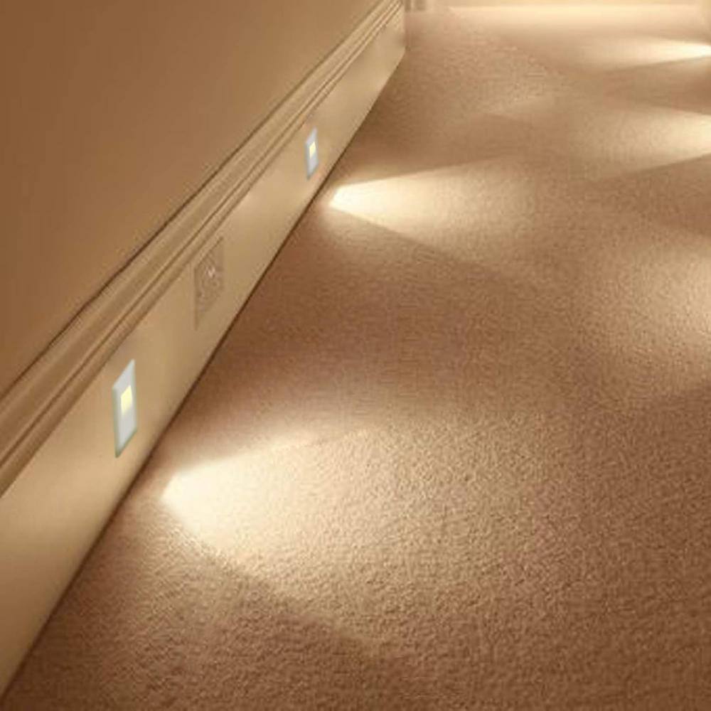 Silver Stainless Steel Dimmable LED Step Light