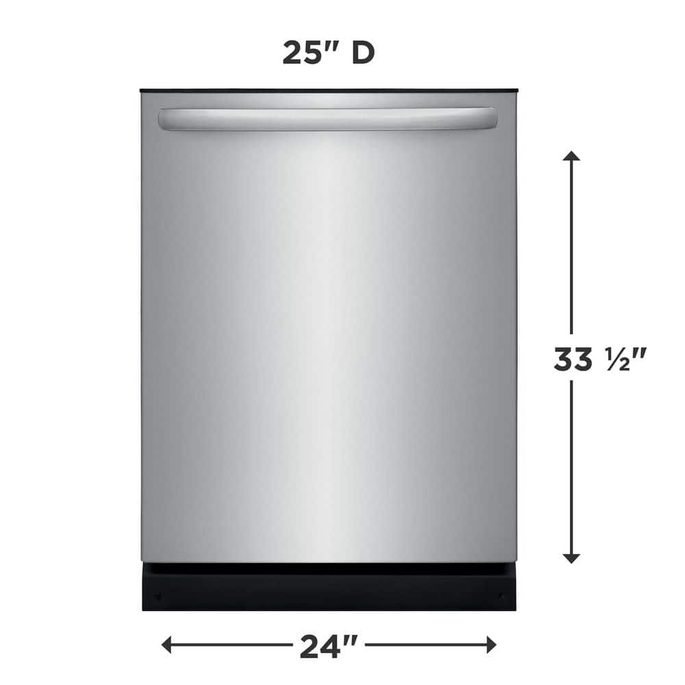 Frigidaire 24" Stainless Steel Energy Star Quiet Dishwasher