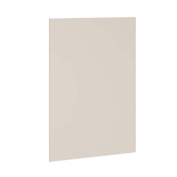 QuickShip Cottage 24 in. W x 0.25 in. H x 34.5 in. D Base Flush End Panel Skin in Sterling