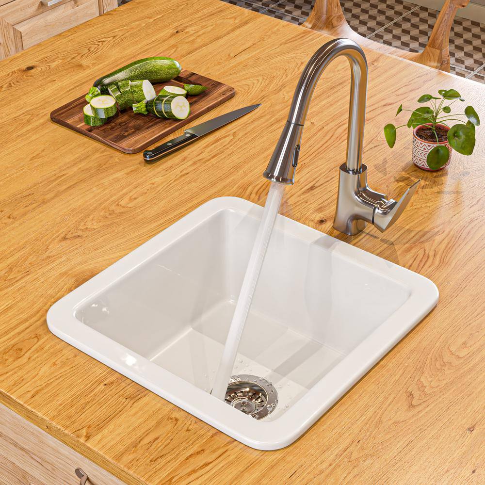 Brushed Nickel Gooseneck Pull Down Kitchen Faucet with Spray