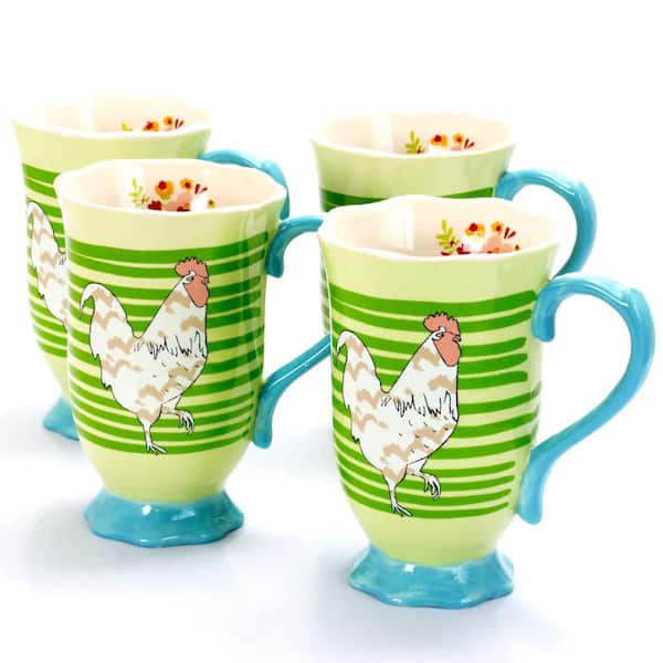 RWRAPS Mid Century Modern Partten Coffee Cups Ceramic Mug Tea Cup  Personalized Coffee Mug 11 Oz