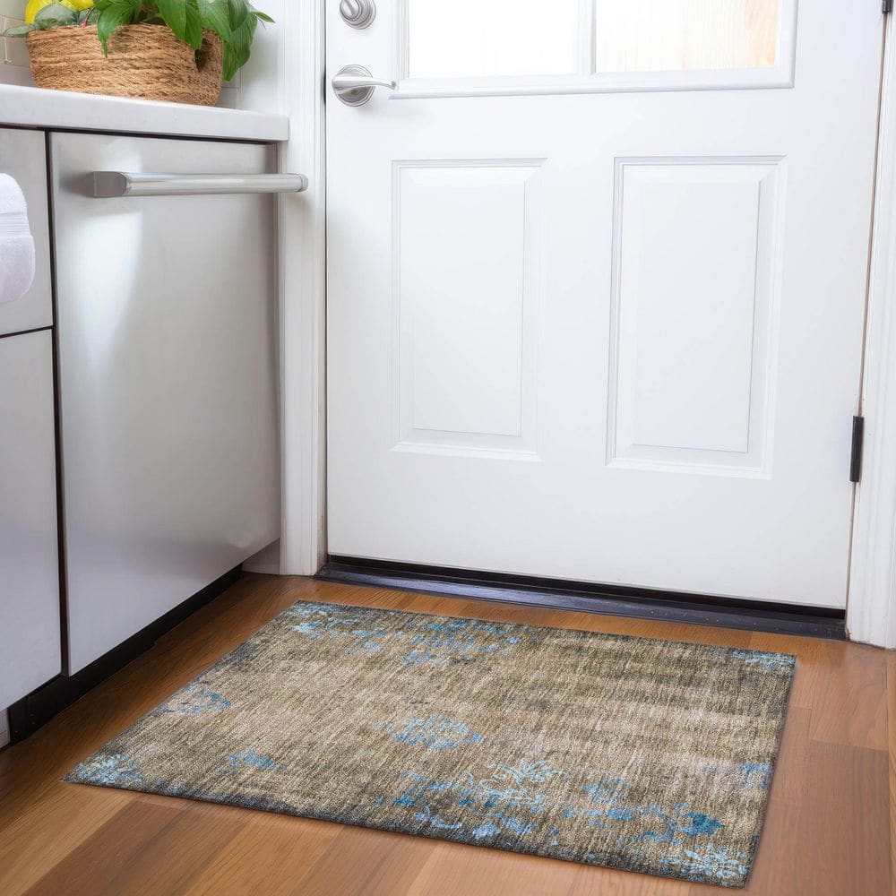 Chantille Machine Washable Indoor/Outdoor Abstract ACN1788 Taupe 2 ft. x 3 ft. Accent Rug price history on PriceWatchPro