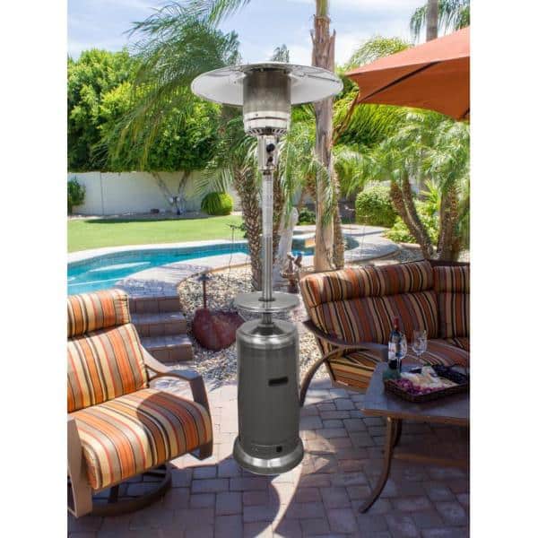 48,000 BTU Stainless Steel Propane Patio Heater
