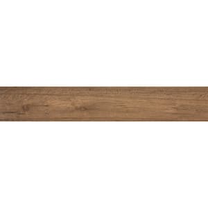 Atlantica Canela (Brown) Matte 8 in. x 48 in. Porcelain Wood Look Floor and Wall Tile (15.28 sq. ft./Case)