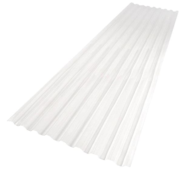 Polycarbonate Roof Panel, Corrugated Plastic Sheeting Home Depot