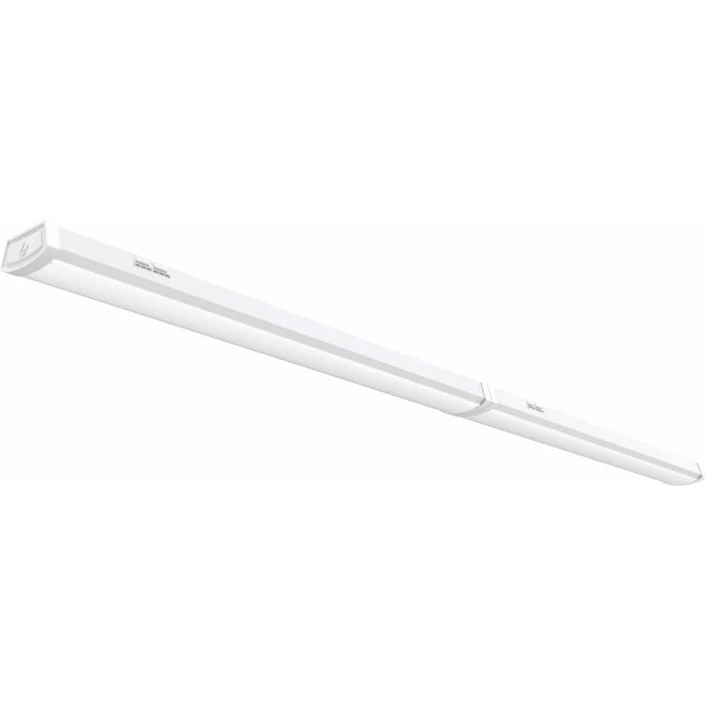 Lithonia 48-Inch White Metal LED Wraparound Light with Frosted Diffuser