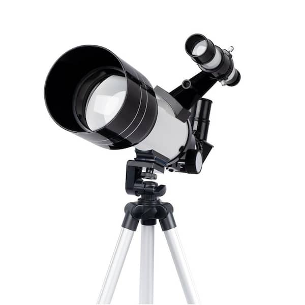 Telescope for Kids & Beginners, 70 mm Aperture Portable Telescopes with 3 Eyepieces in White