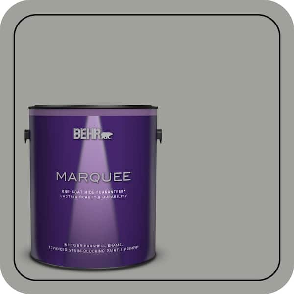 BEHR MARQUEE 1 gal. #MQ6-22 Gateway Gray One-Coat Hide Eggshell Enamel Interior Paint & Primer