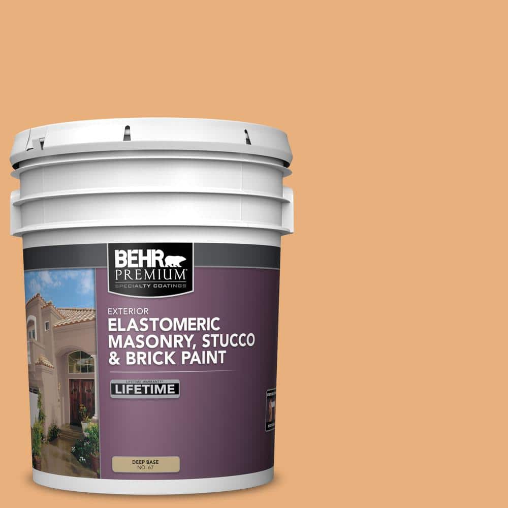 BEHR PREMIUM 5 gal. M2405 Squash Bisque Elastomeric BEHR PREMIUM 5 gal. M2405 Squash Bisque Elastomeric