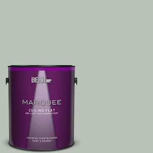 1 gal. #MQ6-18 Recycled Glass One-Coat Hide Ceiling Flat Interior Paint & Primer