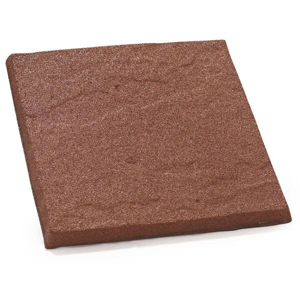 Unbranded 15 in. x 15 in. Flagstone Terracotta-DISCONTINUED