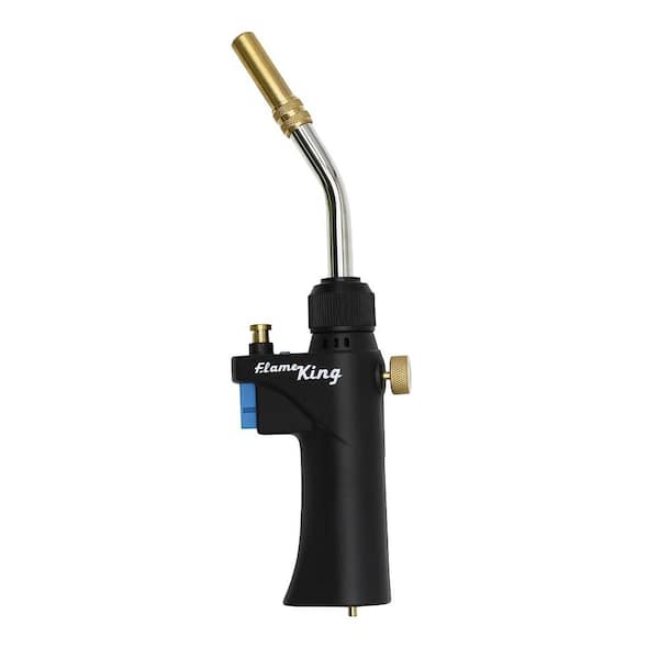 Flame King High Intensity Propane Torch Head with Webbed Flame Compatible with 1 lbs. Cylinders, MAPP and MAP-PRO