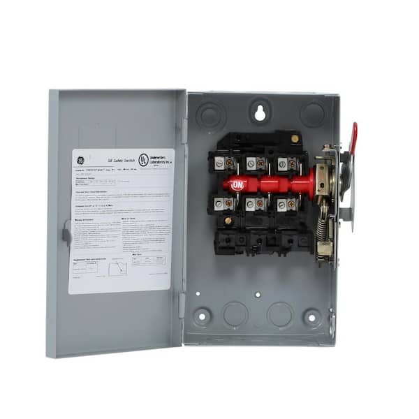Details about   GE THN2261MDC MOD 7 NON FUSIBLE SAFETY SWITCH 30A 250/600VDC 3P 15HP TYPE 1,12 