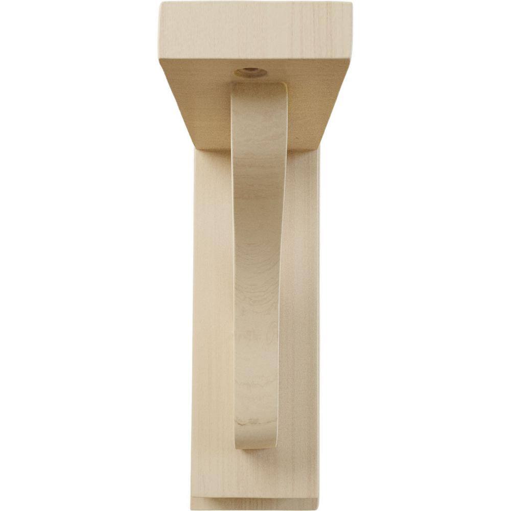 Ekena Millwork Reece 2.5"W Rubberwood Shelf Bracket