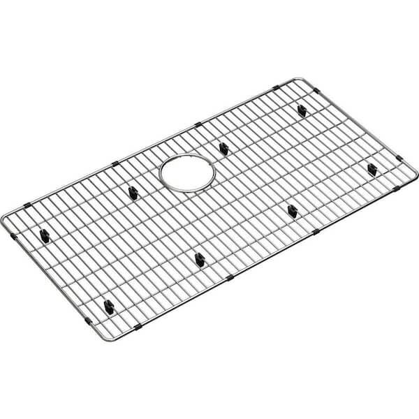29 in. L x 15.25 in. W Stainless Steel Basin Rack Corrosion Resistant Protects Sink Bottom Dishwasher Safe