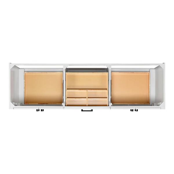 ARIEL Loren 72 in. Double Sink Freestanding Bathroom Vanity in