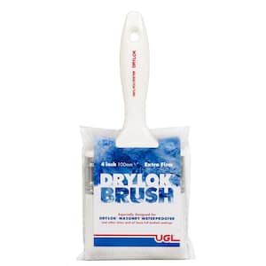 Brush Stain 4in White China FHR00144