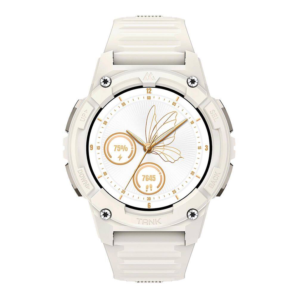 Tank S2 AMOLED GPS Smartwatch 2.13 x 0.4 in. Lily White - Thumbnail 4