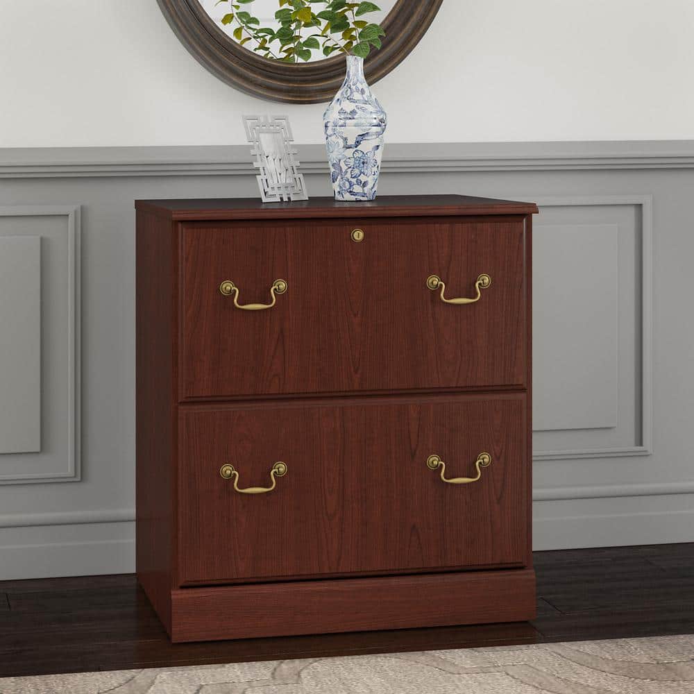 Harvest Cherry Thermally Fused Laminate 2-Drawer Lateral File Cabinet