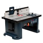 27 in. x 18 in. Aluminum Top Benchtop Router Table with 2-1/2 in. Vacuum Hose Port