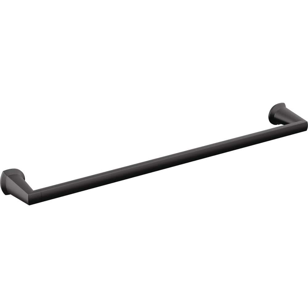 Delta Galeon 24 in. Wall Mount Towel Bar in Matte Black 77224BL The Home Depot