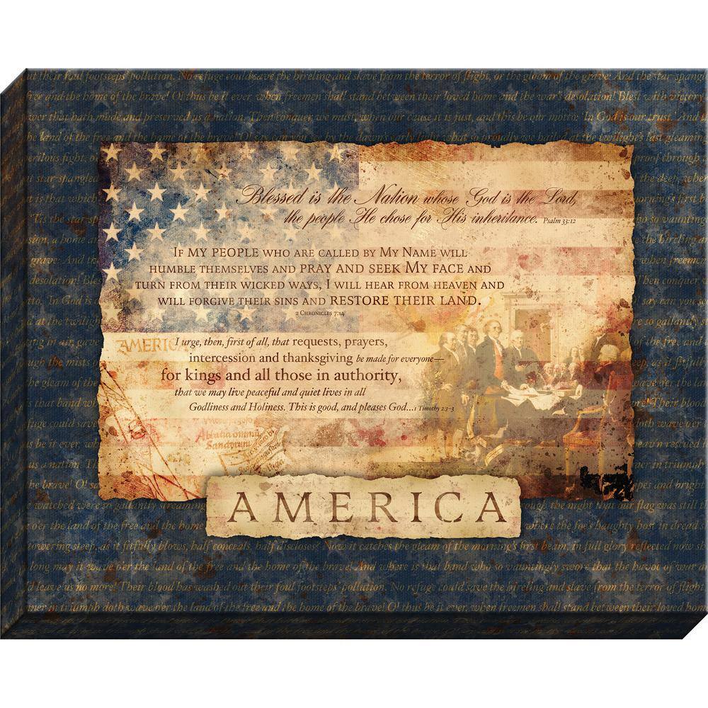 Patriotic America By Carpentree Canvas