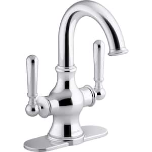 Capilano Monoblock 4 in. Centerset 2-Handle Bathroom Faucet in Polished Chrome