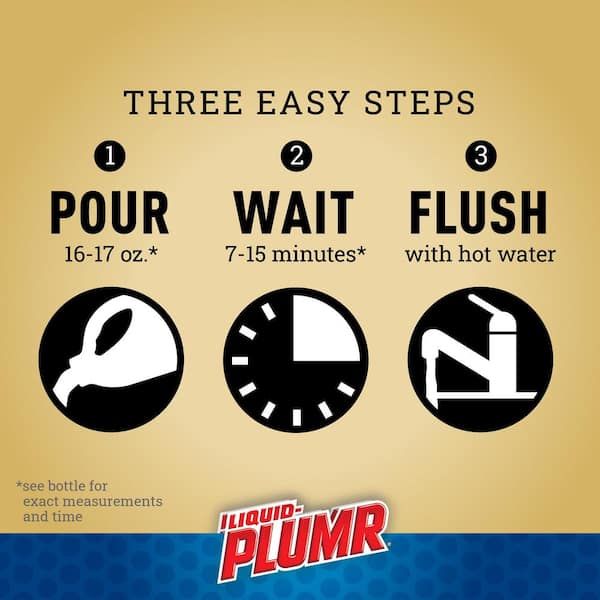Liquid-Plumr - 80 oz. Pro Strength Full Clog Destroyer and Drain Cleaner Plus PipeGuard (2-Pack)