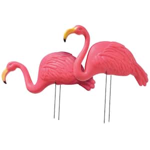 Summer Luau Flamingo Yard Stake