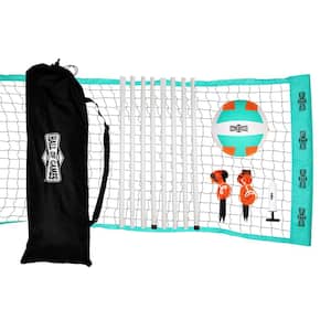 20 ft. Outdoor Volleyball Net and Carrying Bag Set with Official Size Volleyball